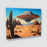 Alien Spaceship 6 Wall Art