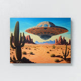 Alien Spaceship 6 Wall Art