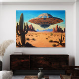 Alien Spaceship 6 Wall Art