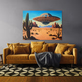 Alien Spaceship 6 Wall Art