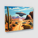 Alien Spaceship 9 Wall Art