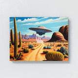 Alien Spaceship 9 Wall Art