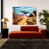 Alien Spaceship 9 Wall Art