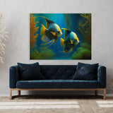 Angelfish Peaceful Underwater 2 Wall Art