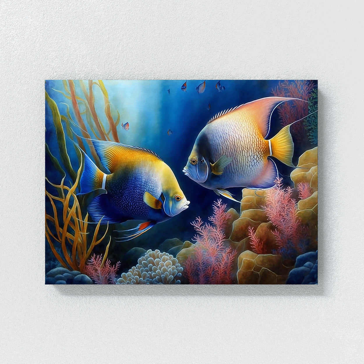 Angelfish Realistic Watercolor 7 Wall Art
