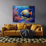 Angelfish Underwater Scene 6 Wall Art