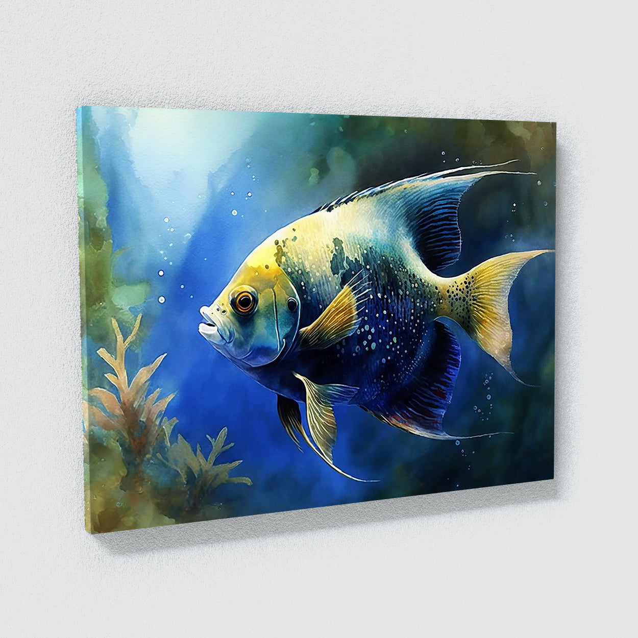 Angelfish Watercolor Classic 11 Wall Art