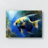 Angelfish Watercolor Classic 11 Wall Art