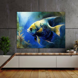 Angelfish Watercolor Classic 11 Wall Art