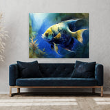 Angelfish Watercolor Classic 11 Wall Art