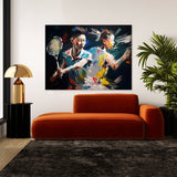 Badminton Bold 1 Wall Art