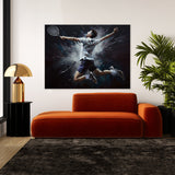 Badminton Energetic 5 Wall Art