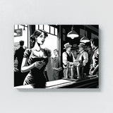 Bar Black And White Photo 8 Wall Art