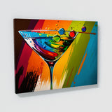 Bar Colorful Bold Pop Martini 3 Wall Art