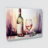 Bar Watercolor Wine Bottle 10 Wall Art