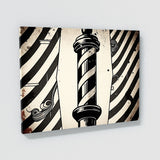 Barbershop Graphic Pole 16 Wall Art
