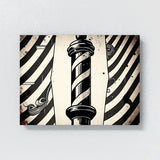 Barbershop Graphic Pole 16 Wall Art