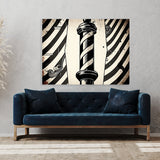 Barbershop Graphic Pole 16 Wall Art
