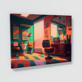 Barbershop Interior 15 Wall Art