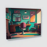 Barbershop Interior 18 Wall Art