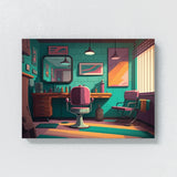 Barbershop Interior 18 Wall Art