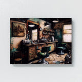 Barbershop Layered Ink 12 Wall Art