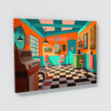 Barbershop Modern 4 Wall Art