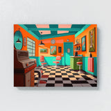 Barbershop Modern 4 Wall Art
