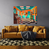 Barbershop Modern 4 Wall Art