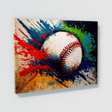 Baseball Abstract 10 Wall Art