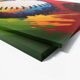 Baseball Abstract 11 Wall Art