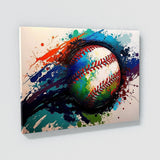 Baseball Abstract 8 Wall Art