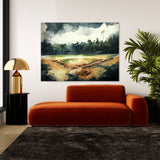 Baseball Watercolor 7 Wall Art