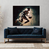 Basketball Dreamy Ethereal 3 Wall Art