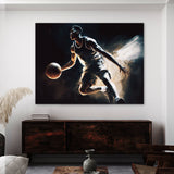 Basketball Dreamy Ethereal 5 Wall Art