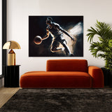 Basketball Dreamy Ethereal 5 Wall Art