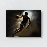 Basketball Dreamy Ethereal 7 Wall Art