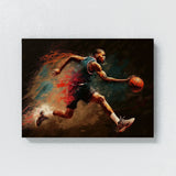 Basketball Player Bold 1 Wall Art