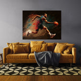 Basketball Player Bold 1 Wall Art