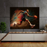 Basketball Player Bold 1 Wall Art