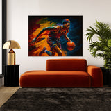Basketball Player Bold 2 Wall Art
