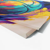 Basketball Vibrant 12 Wall Art