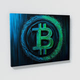 Bitcoin Bold Modern 6 Wall Art