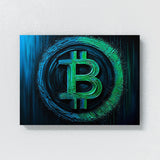 Bitcoin Bold Modern 6 Wall Art