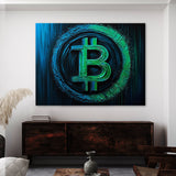 Bitcoin Bold Modern 6 Wall Art