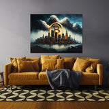 Bitcoin Cityscape 5 Wall Art