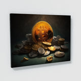 Bitcoin Gold 8 Wall Art