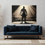 Boxing Boxer Shadow 2 Wall Art