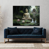 Buddha Art Peaceful 6 Wall Art