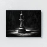 Chess Piece Charcoal Bishop 17 Wall Art